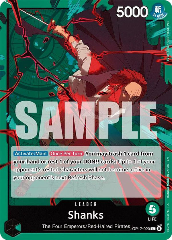 Shanks (020) - OP17-020 - Leader (Pre-Order)