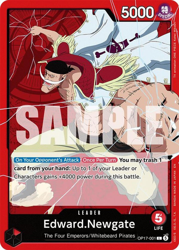 Edward.Newgate (001) - OP17-001 - Leader (Pre-Order)
