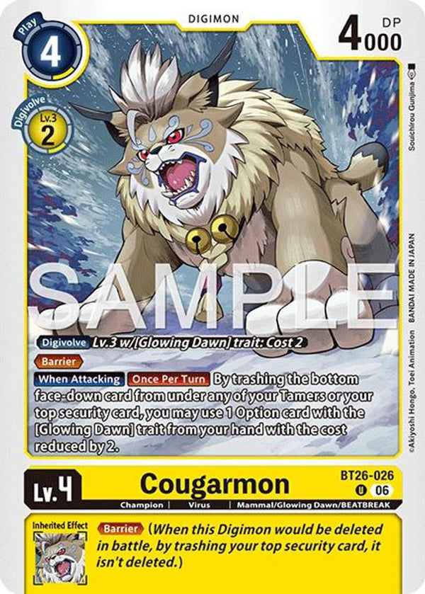 Cougarmon - BT26-026 - Uncommon