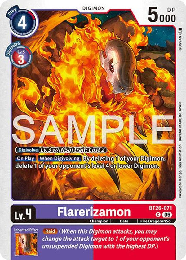 Flarerizamon - BT26-071 - Common