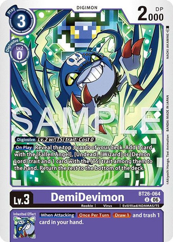 DemiDevimon - BT26-064 - Uncommon