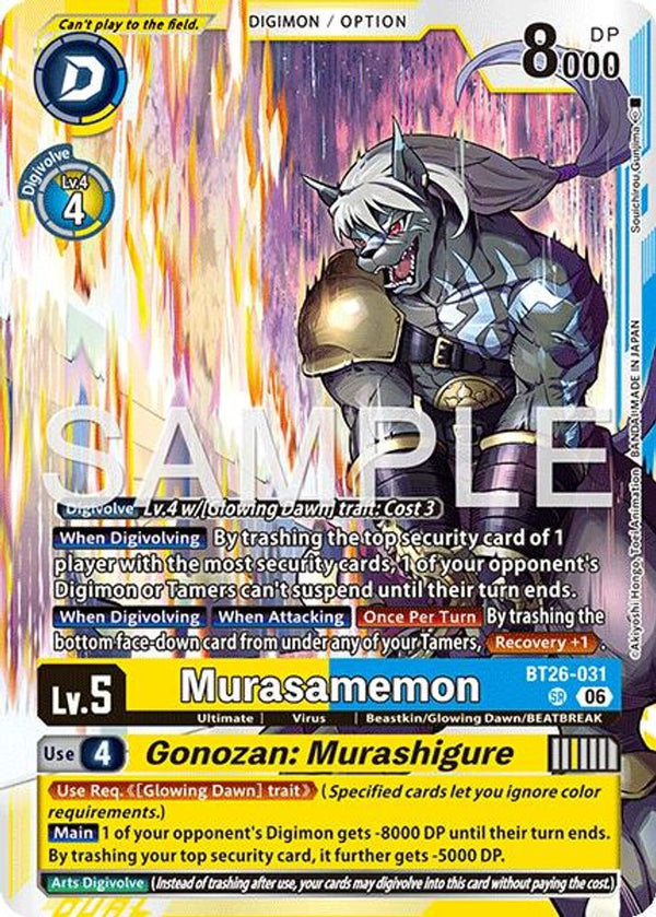 Murasamemon // Gonozan: Murashigure - BT26-031 - Super Rare