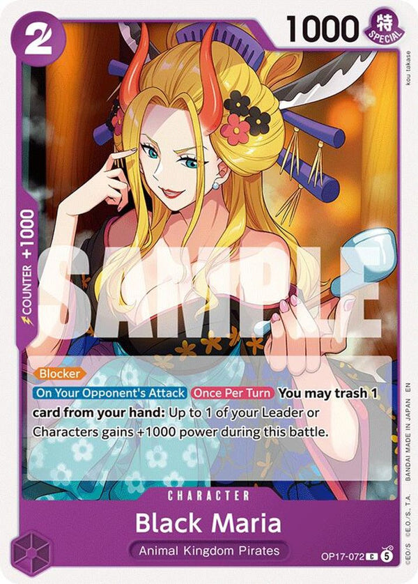 Black Maria - OP17-072 - Common (Pre-Order)