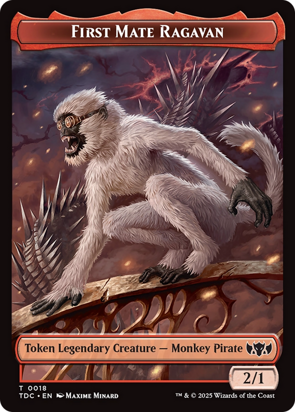 First Mate Ragavan // Treasure Token (TTDC)