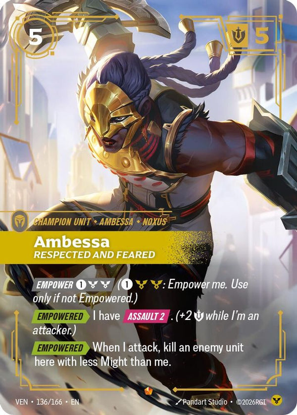 Ambessa, Respected and Feared - 136/166 - Epic