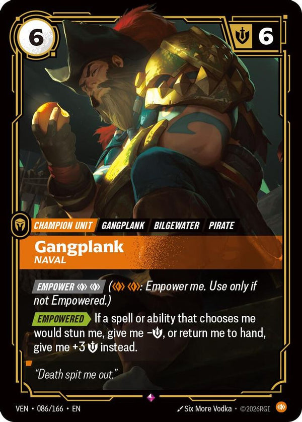 Gangplank, Naval - 086/166 - Rare