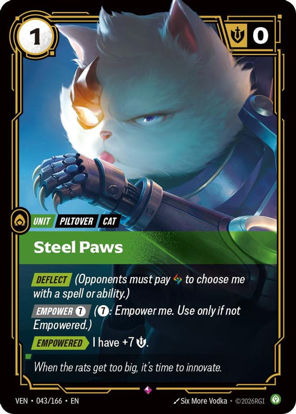 Steel Paws - 043/166 - Rare