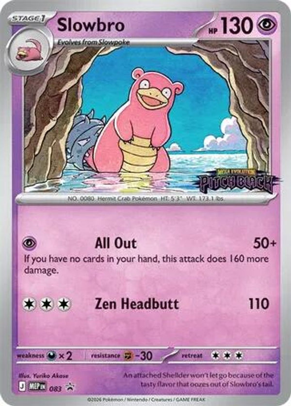 Slowbro (Pitch Black Stamped) - MEP083 - Promo