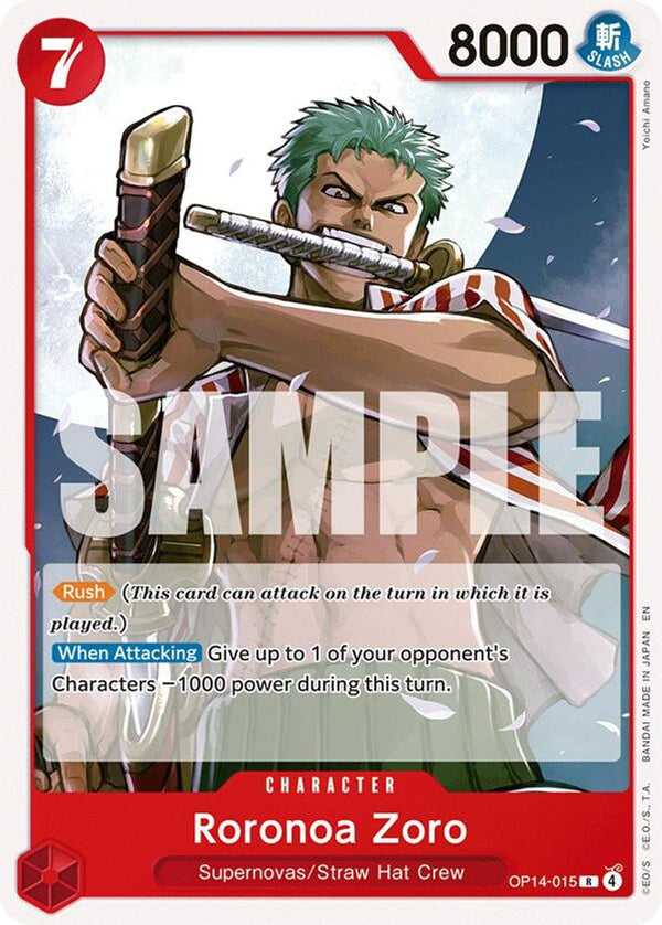 Roronoa Zoro (ST31) (Reprint) (Non-Foil) - OP14-015 - Rare