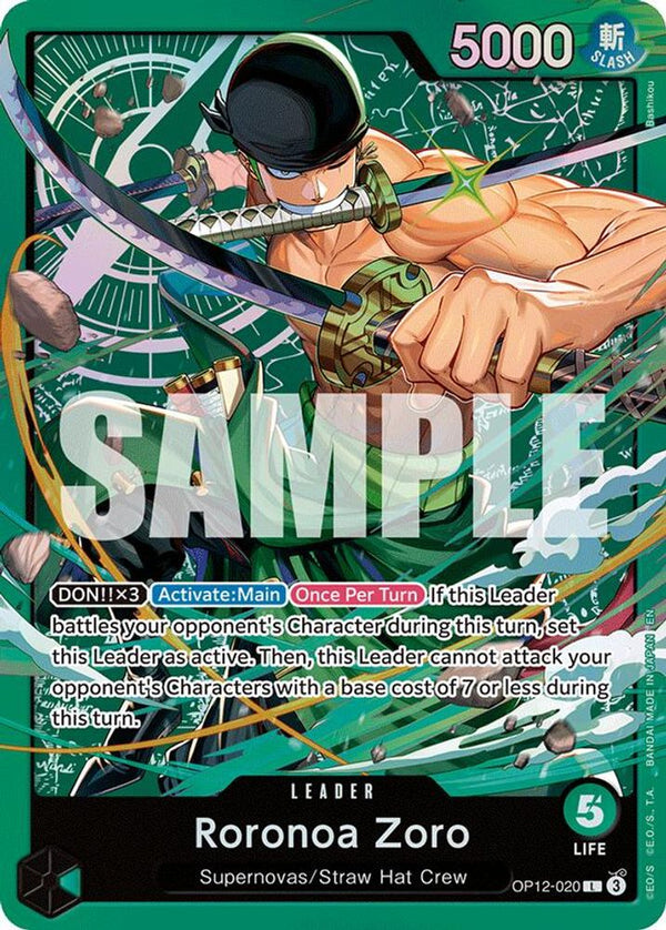 Roronoa Zoro (ST32) - OP12-020 - Leader