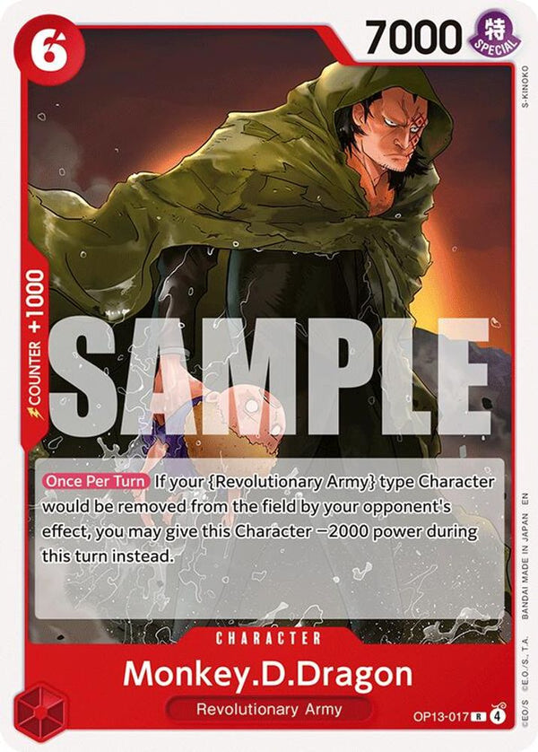 Monkey.D.Dragon (ST35) (Reprint) (Non-Foil) - OP13-017 - Rare