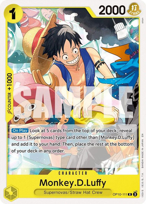 Monkey.D.Luffy (ST36) (Reprint) (Non-Foil) - OP10-111 - Rare