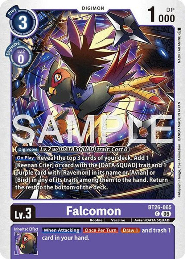 Falcomon - BT26-065 - Common