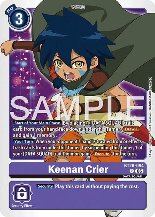Keenan Crier - BT26-094 - Rare