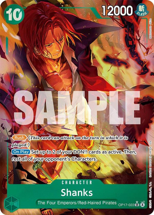 Shanks (022) (Alternate Art) - OP17-022 - Super Rare