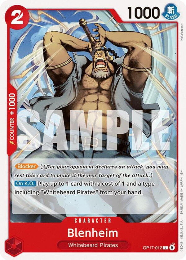Blenheim - OP17-012 - Common (Pre-Order)