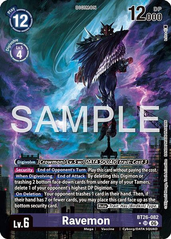 Ravemon (Alternate Art) - BT26-082 - Super Rare