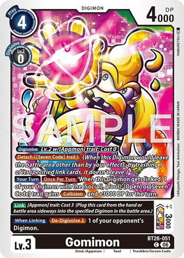 Gomimon - BT26-051 - Common