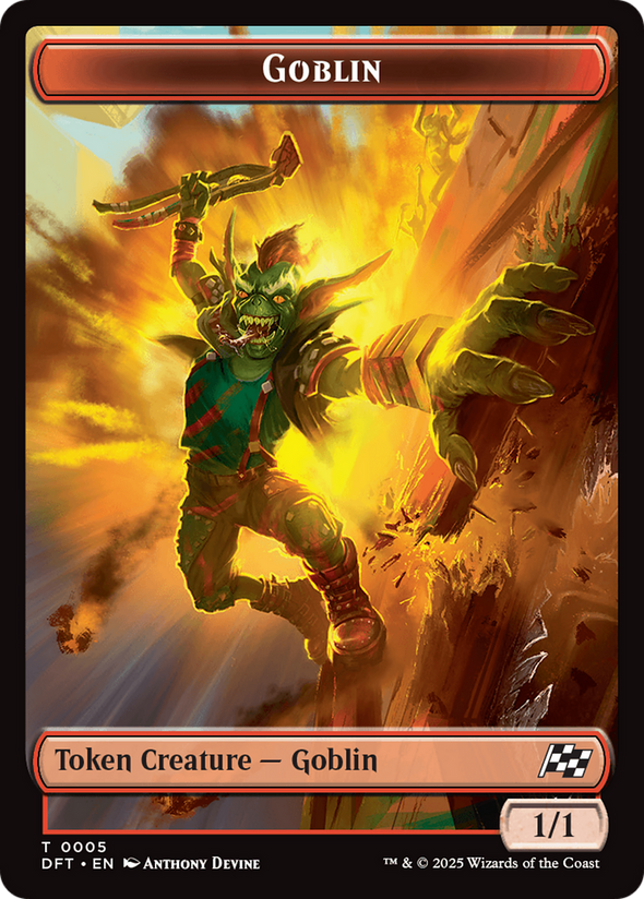 Goblin // Thopter (0010) Token (TDFT)
