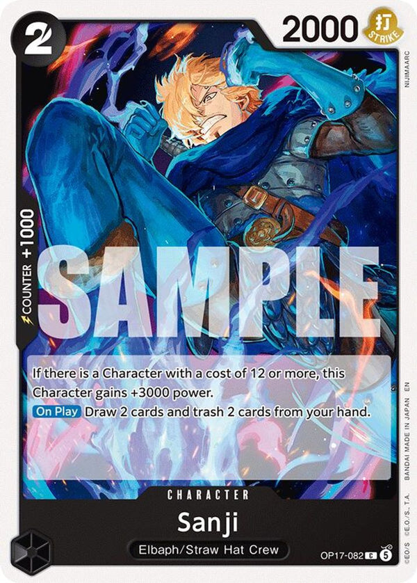 Sanji - OP17-082 - Common (Pre-Order)