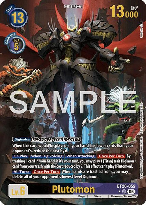 Plutomon (Alternate Art) - BT26-059 - Ultimate Rare