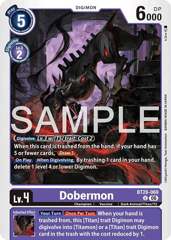 Dobermon - BT26-069 - Uncommon