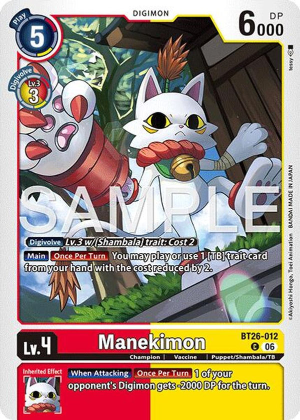 Manekimon - BT26-012 - Common