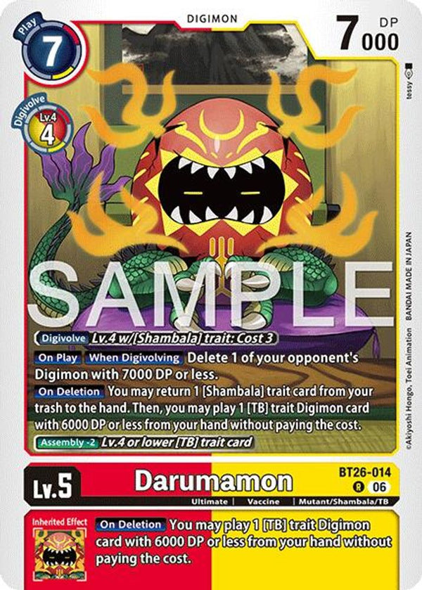 Darumamon - BT26-014 - Rare
