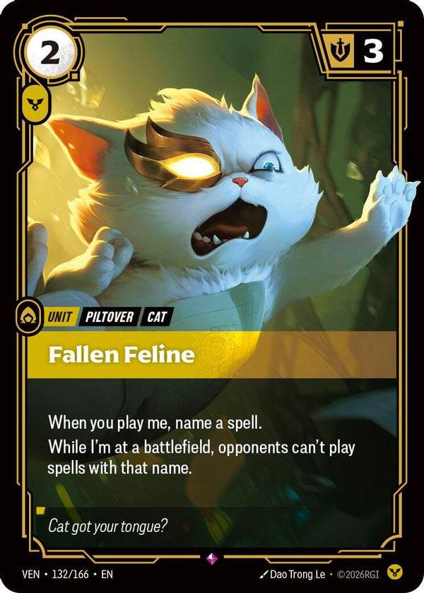 Fallen Feline - 132/166 - Rare
