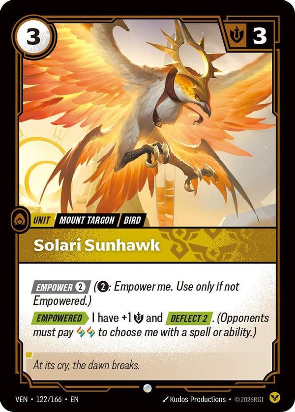 Solari Sunhawk - 122/166 - Common