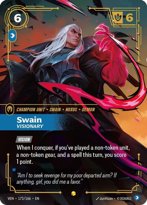 Swain, Visionary (Overnumbered) - 173/166 - Rare