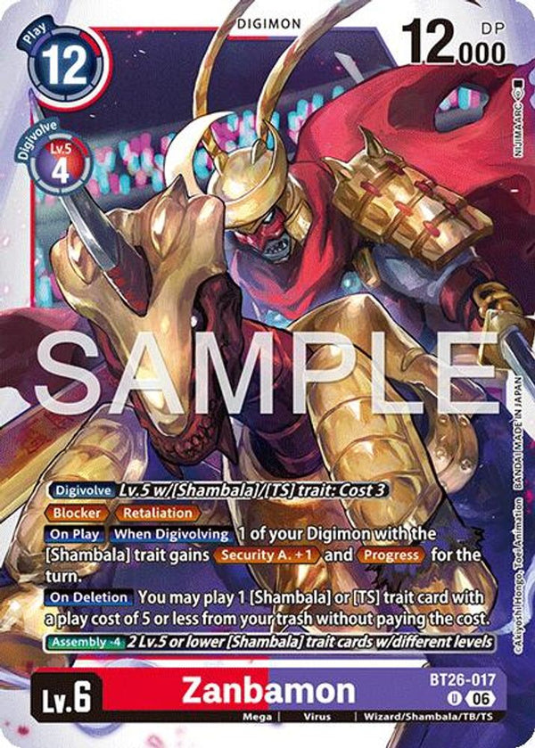 Zanbamon - BT26-017 - Uncommon
