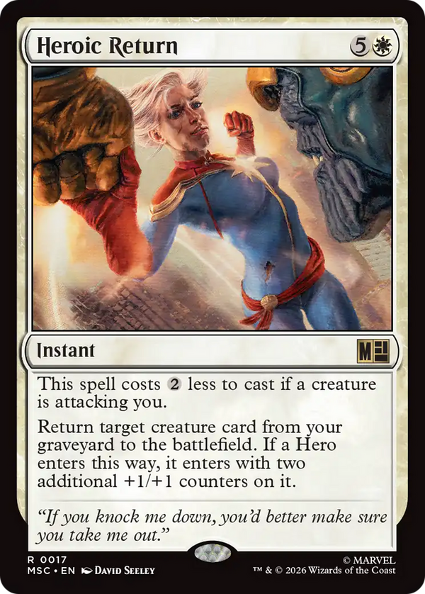 Heroic Return (MSC) (Pre-Order)