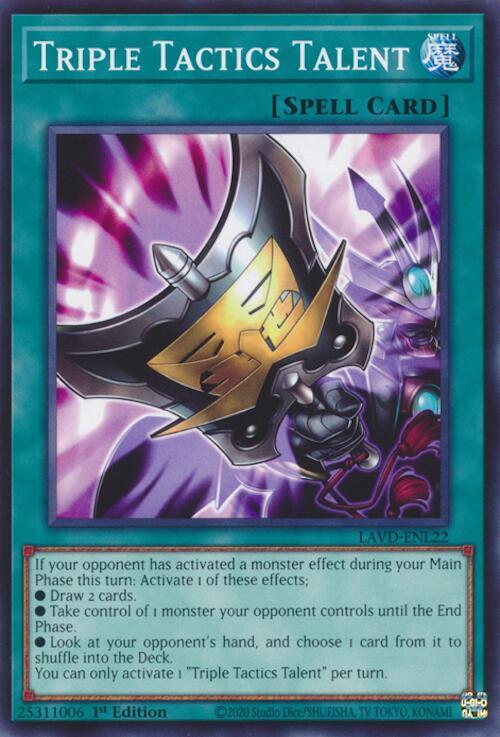 Triple Tactics Talent (LAVD-ENL22) - LAVD-ENL22 - Common - 1st Edition
