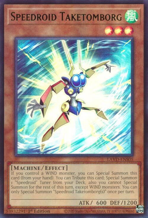 Speedroid Taketomborg (UR) - LAVD-ENS05 - Ultra Rare - 1st Edition