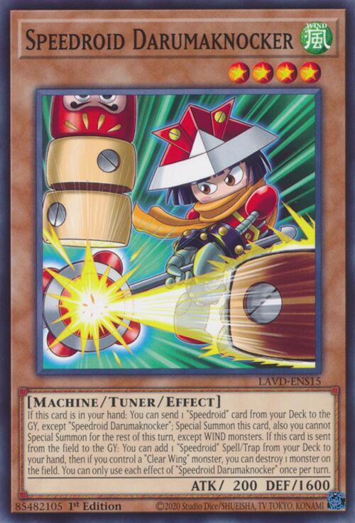 Speedroid Darumaknocker (UR) - LAVD-ENS15 - Ultra Rare - 1st Edition