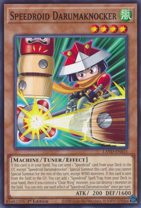Speedroid Darumaknocker - LAVD-ENS15 - Common - 1st Edition