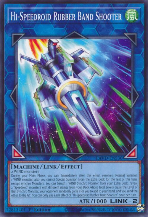 Hi-Speedroid Rubber Band Shooter - LAVD-ENS36 - Common - 1st Edition