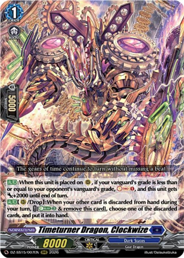 Timeturner Dragon, Clockwize - DZ-SS15/007EN - Triple Rare