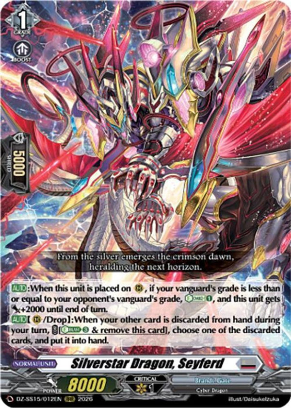 Silverstar Dragon, Seyferd - DZ-SS15/012EN - Triple Rare