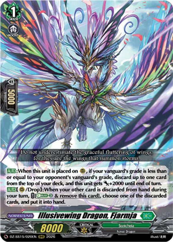 Illusivewing Dragon, Fjarmja - DZ-SS15/020EN - Triple Rare
