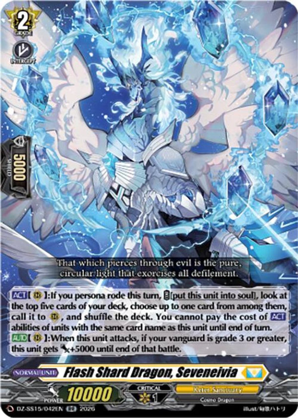 Flash Shard Dragon, Seveneivia - DZ-SS15/042EN - Double Rare