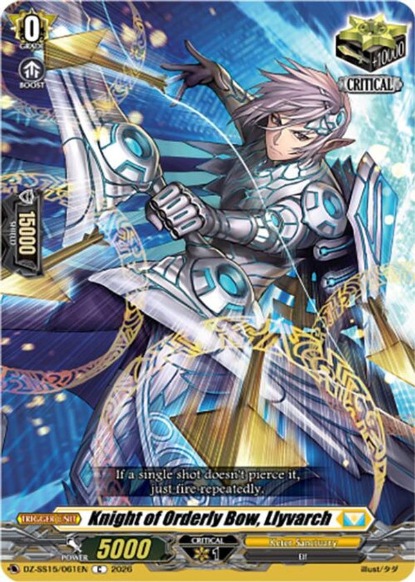 Knight of Orderly Bow, Llyvarch - DZ-SS15/061EN - Common