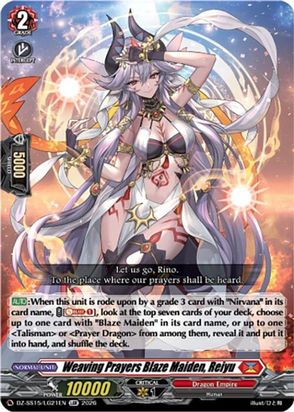 Weaving Prayers Blaze Maiden, Reiyu - DZ-SS15/LG21EN - LGR