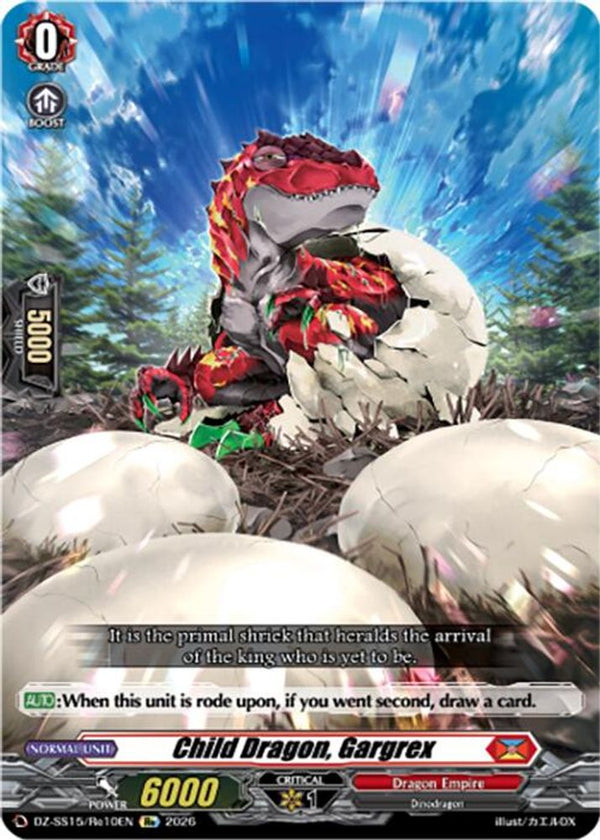 Child Dragon, Gargrex - DZ-SS15/Re10EN - Special Reprint
