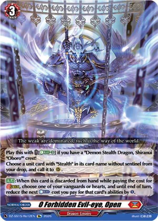 O Forbidden Evil-eye, Open - DZ-SS15/Re12EN - Special Reprint