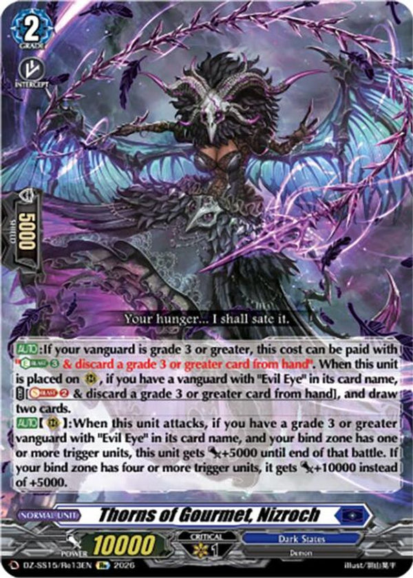 Thorns of Gourmet, Nizroch - DZ-SS15/Re13EN - Special Reprint
