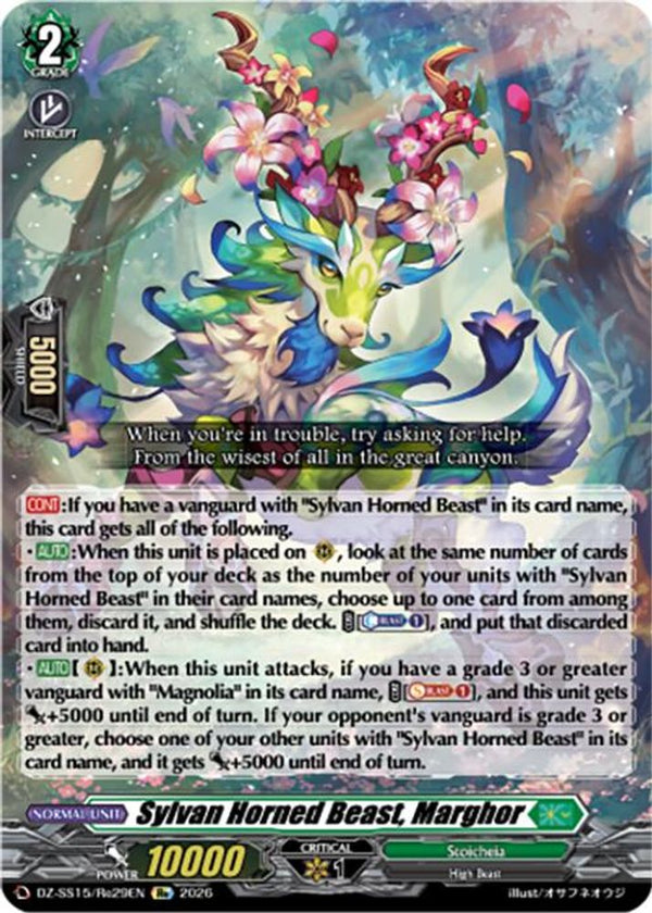 Sylvan Horned Beast, Marghor - DZ-SS15/Re29EN - Special Reprint