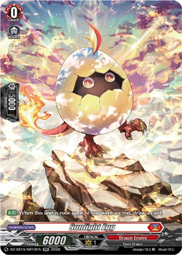 Sunlight Egg (SR) - DZ-SS15/SR10EN - Silver Rare