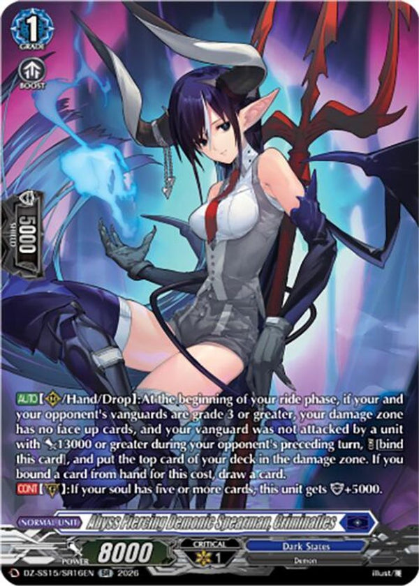 Abyss Piercing Demonic Spearman, Criminatles (SR) - DZ-SS15/SR16EN - Silver Rare